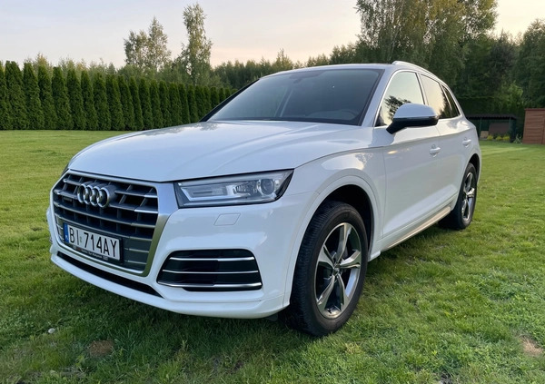 Audi Q5 cena 111000 przebieg: 87360, rok produkcji 2017 z Białystok małe 92